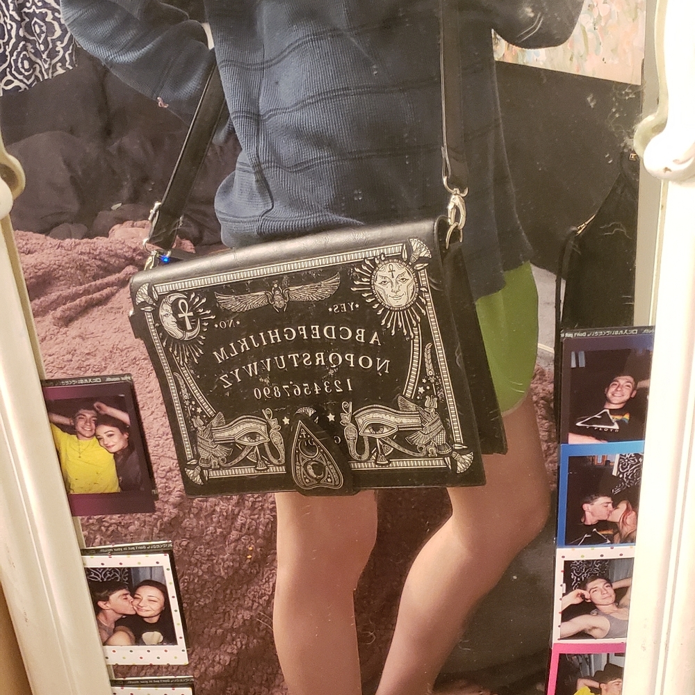 Ouija board cross body bag